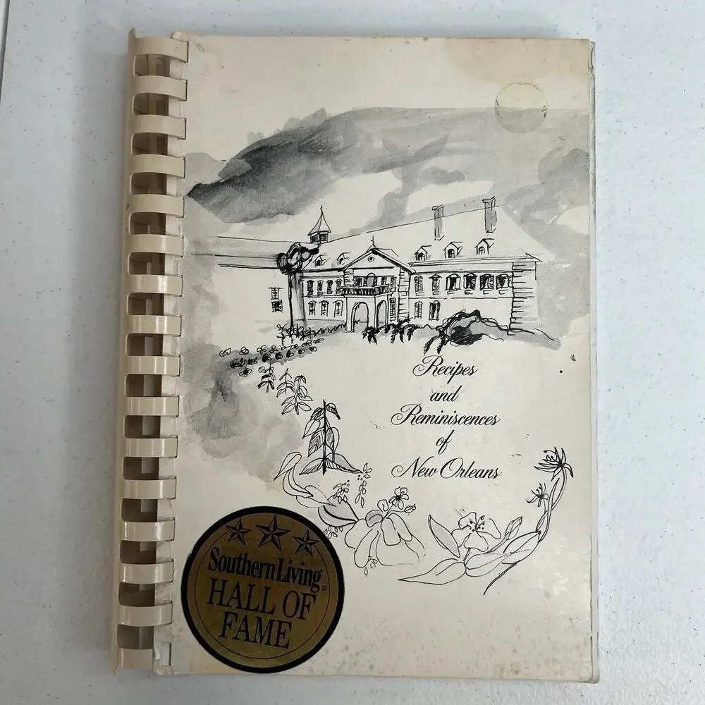 Recipes and Reminiscences of New Orleans Cookbook Vintage Classic Southern South